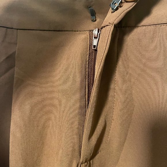 Brown Wide-Leg Trousers - Picture 4 of 6